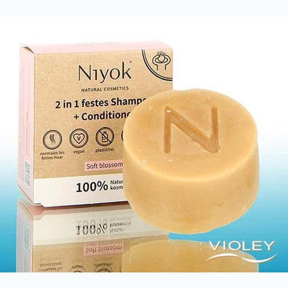 Niyok champú y acondicionador sólido Soft Blossom