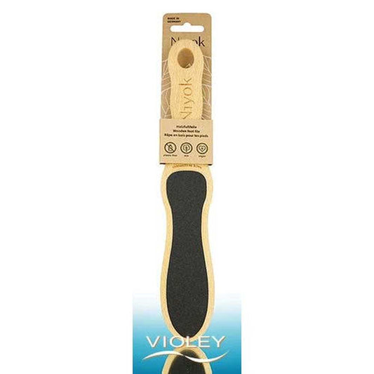 Niyok râpe à pieds en bois de hêtre – forme de poignée ergonomique