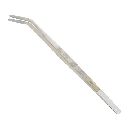 Pince en acier inoxydable, longueur 16 cm, à pointe fine et courbée