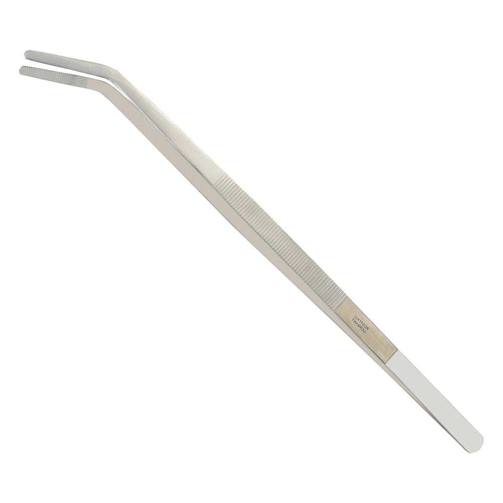 Pęseta o długości 20 cm, zagięta