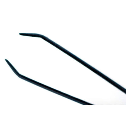 Pinzetta dritta con punta curva interna – Lunghezza 9,5 cm
