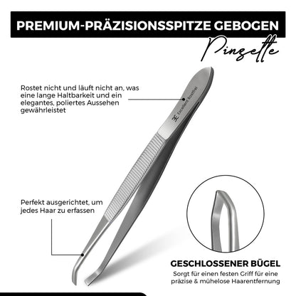 Pinzas rectas con punta angulada – Cosmética, vista 6