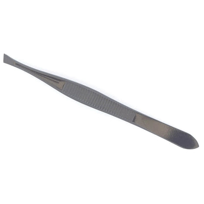 Pince à épiler biseautée, avec étui en cuir. – Longueur 10 cm, vue 6