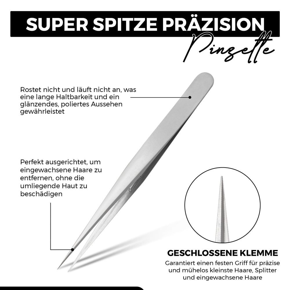 Tweezers - super pointed shape – Length 9 cm, view 7
