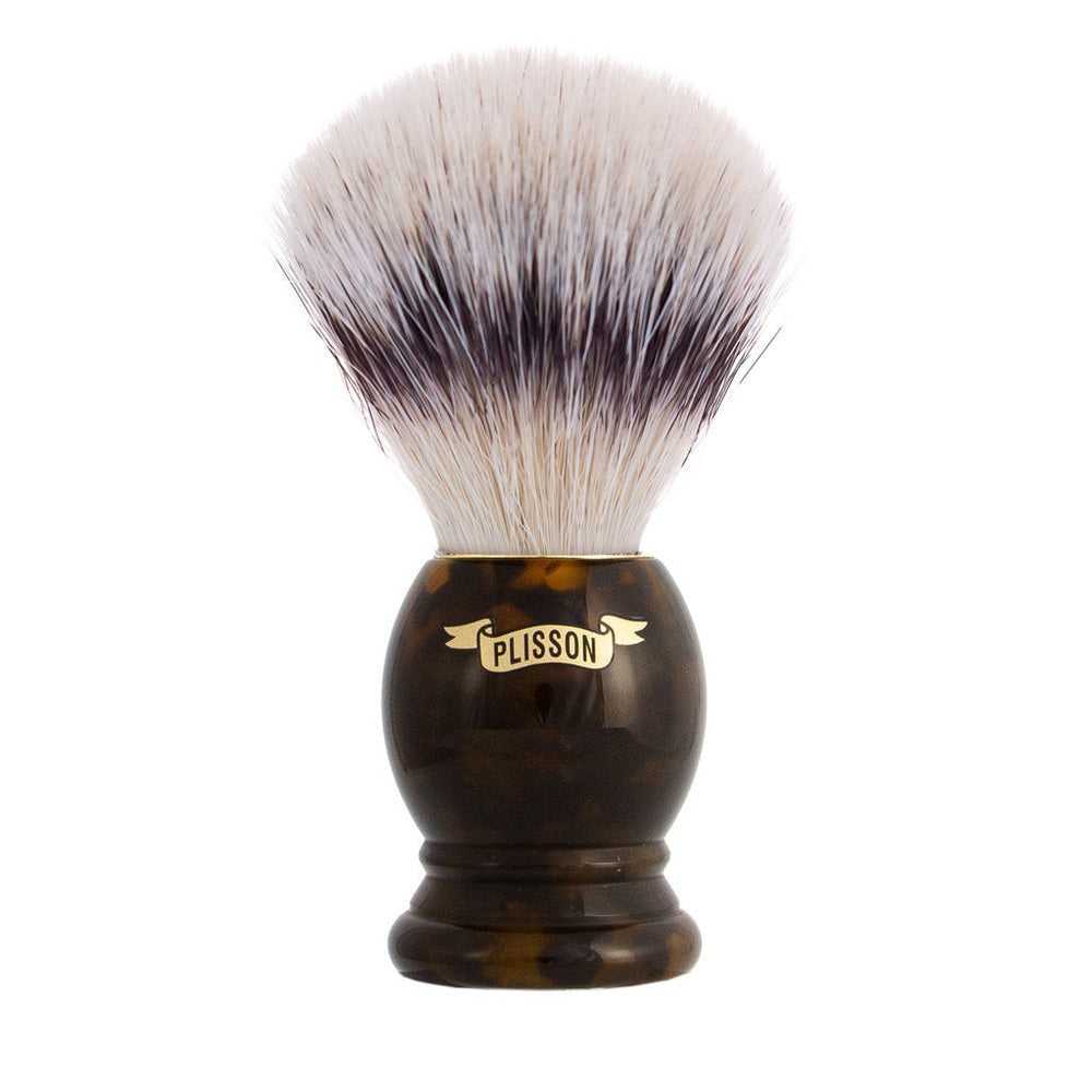 Plisson 1808 Original tartaruga White Fibre pennello da barba