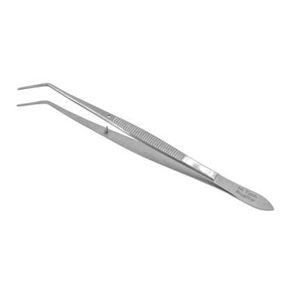 Pinzetta di precisione con blocco - extra lunga – Acciaio inox