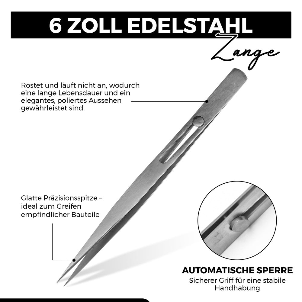 Precision Tweezers - Adjustable – Stainless steel, view 7