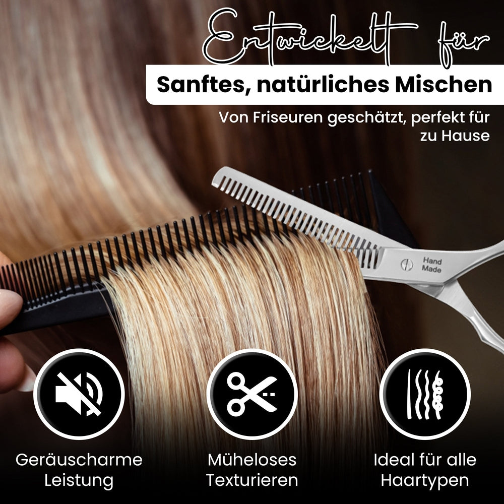 Professional thinning shears – premium thinning shears – rustproof – ergonomic handle shape, view 7