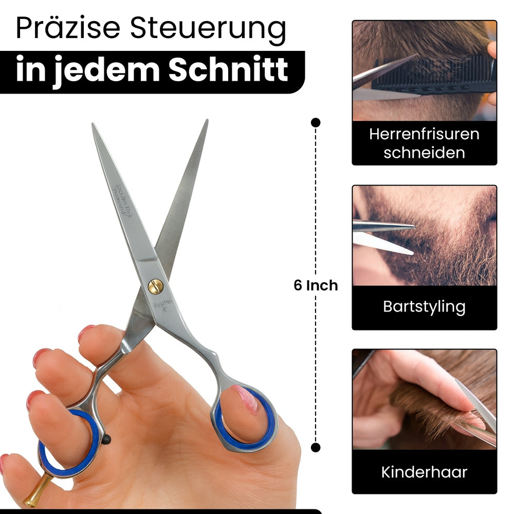 Ciseaux de coiffure professionnels en acier inoxydable – Acier inoxydable, vue 4