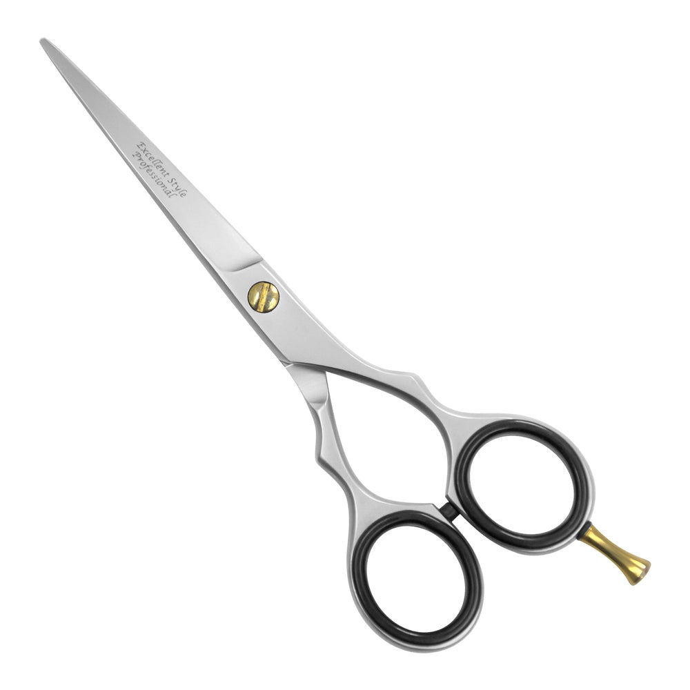 Professional hair scissors with screw mechanism – Stainless steel