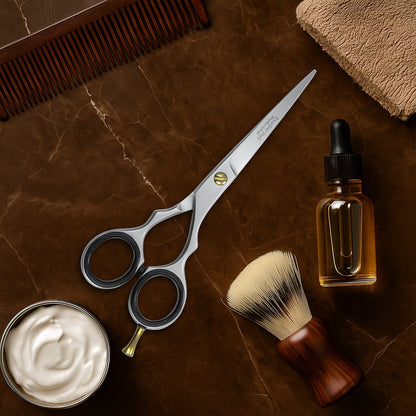Professional hair scissors with screw mechanism – Stainless steel, view 5