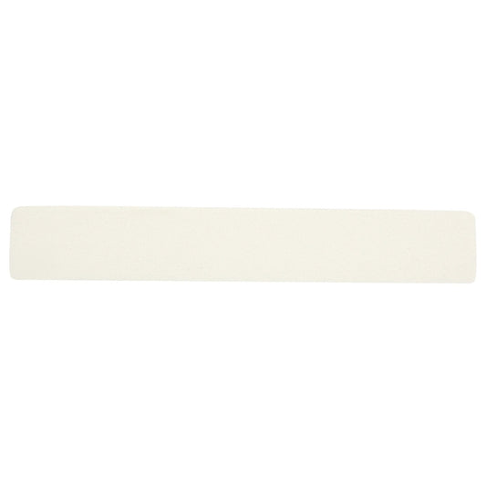 Professional file, rectangular, white – Abrasive coating on backing material