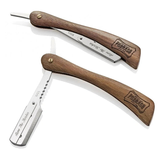 Proraso Save the Barber shavette with wooden handle, razor for replaceable blades