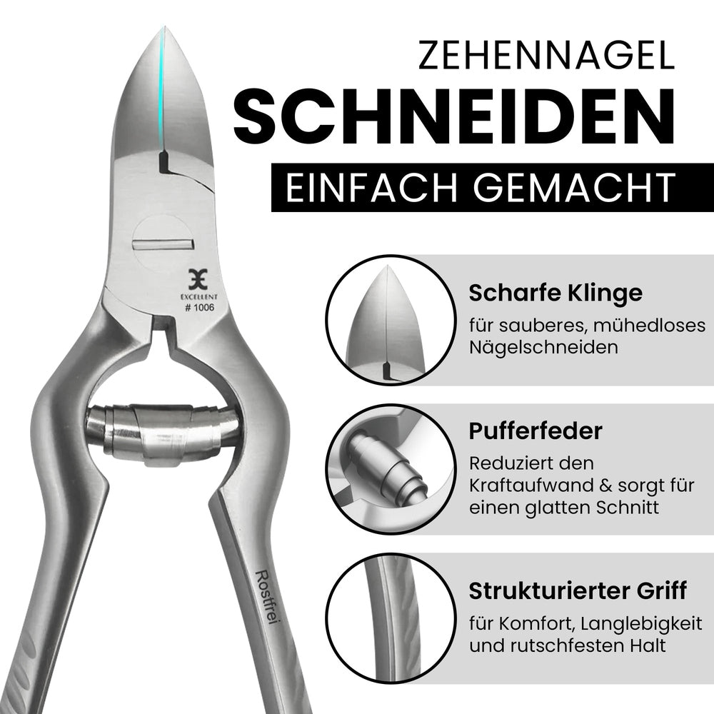 Buffernageltang Basic – gebogen snijkant