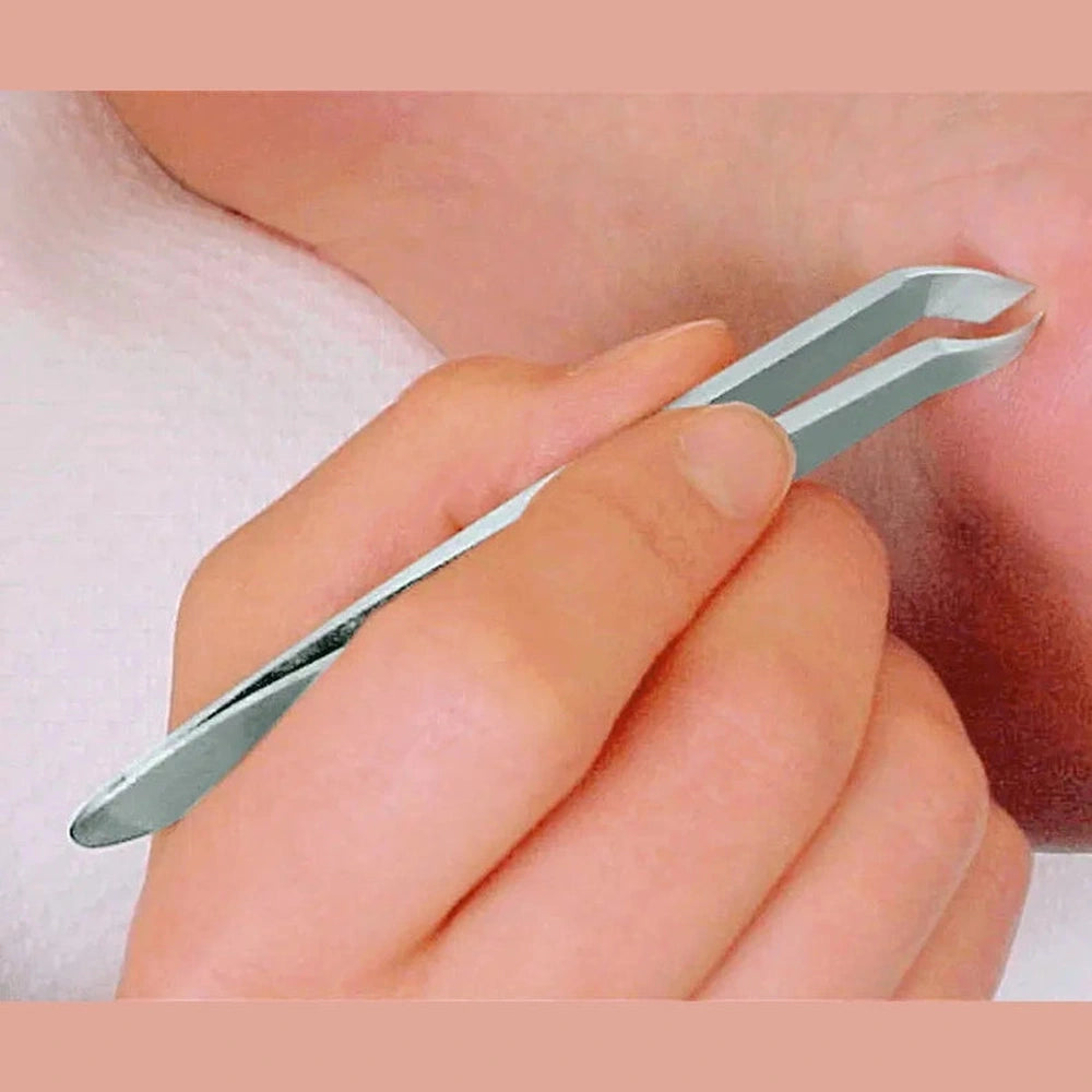 Ruck cuticle nippers with tweezer handle – sterilisable