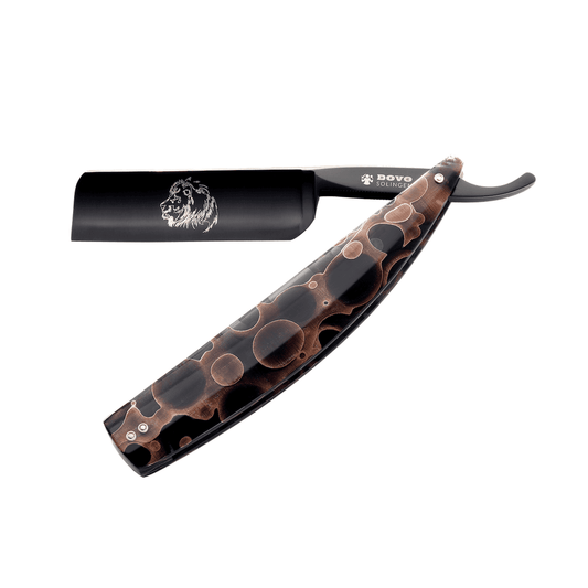 Dovo straight razor Arena Luna with extra-wide 8/8-inch carbon steel blade
