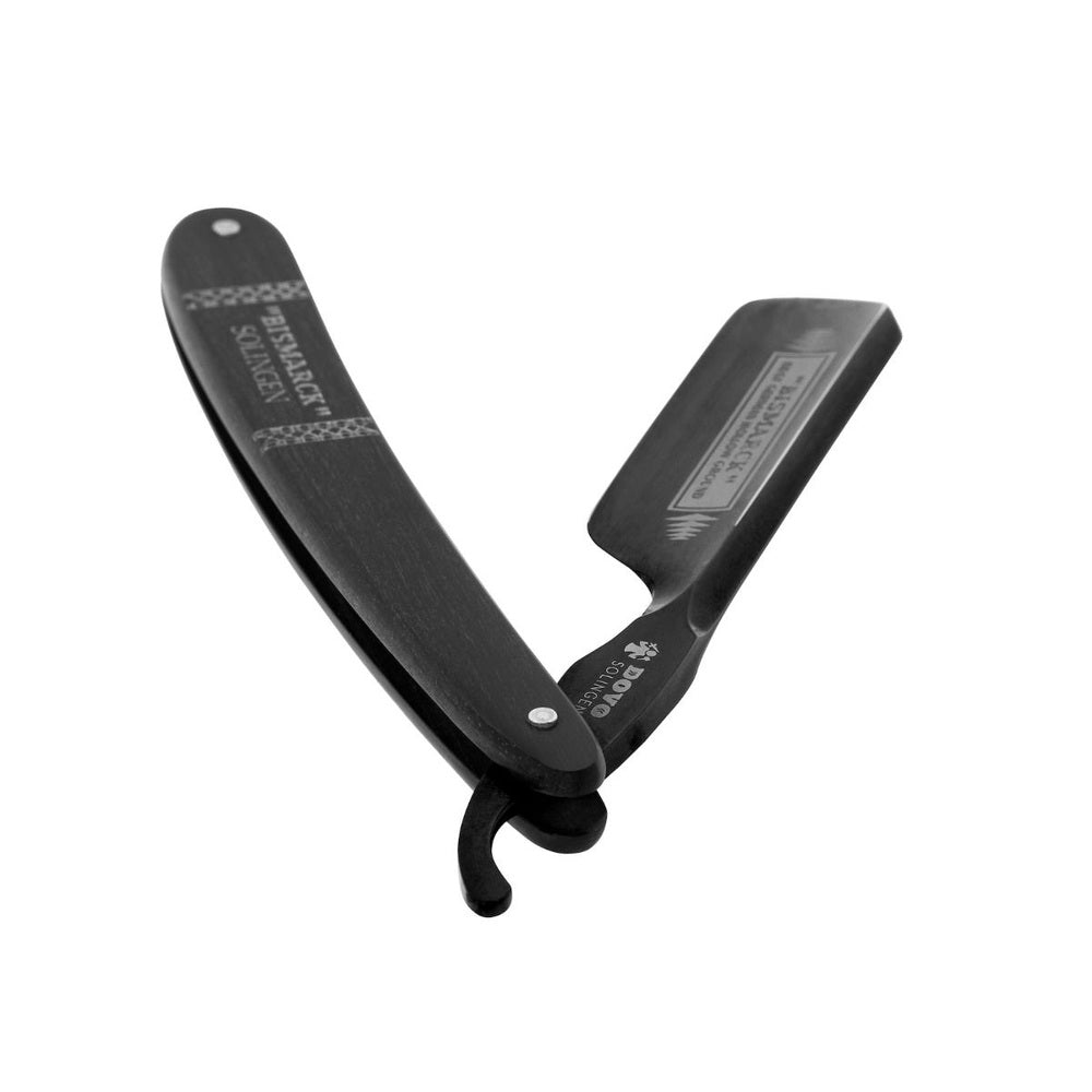 Brzytwa DOVO Bismarck Black Duke 6/8" stal węglowa – Golenie