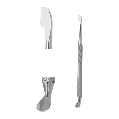 Double-sided cleaning instrument – Stainless steel
