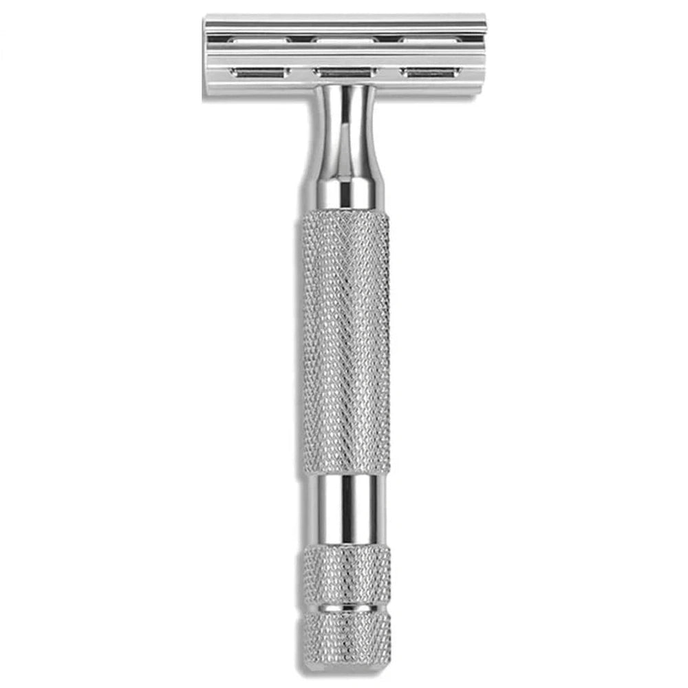 Rockwell Razors 2C safety razor – White chrome-plated – Stainless steel