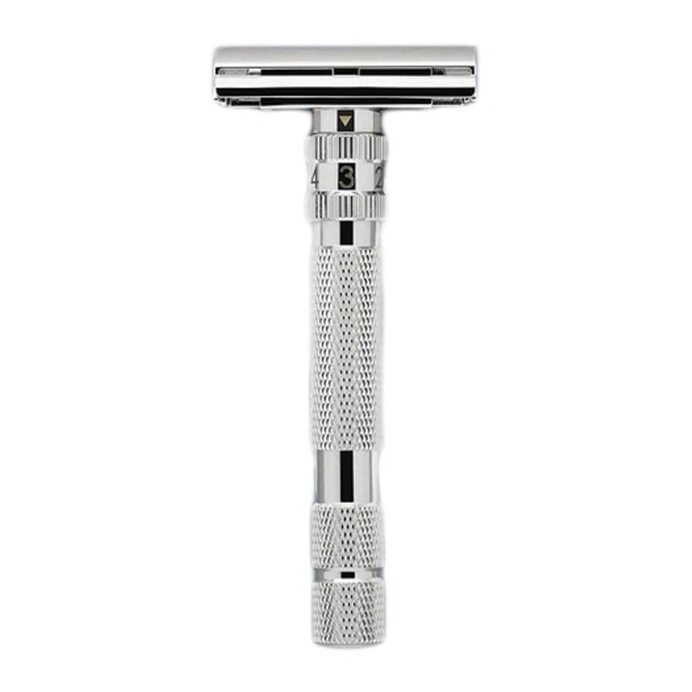 Rockwell - T2 Safety Razor - White Chrome – Stainless steel