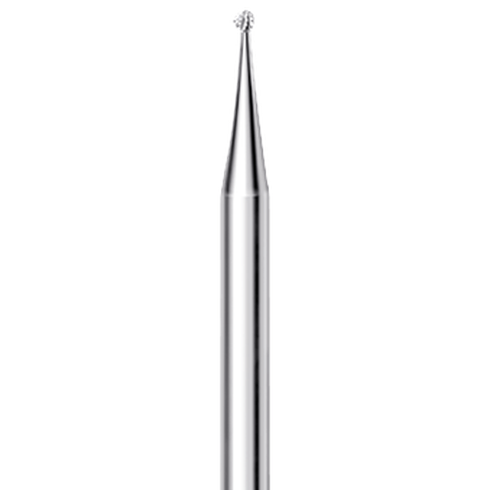 Fresa in acciaio inox RUCK sferica dentatura media Ø 1,0 mm