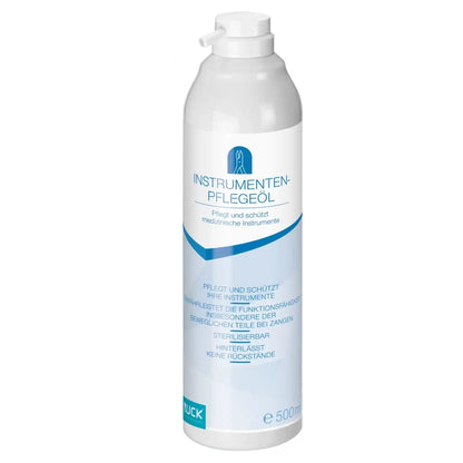 Huile d'entretien pour instruments RUCK en aérosol de 500 ml pour l'entretien des articulations et mécanismes