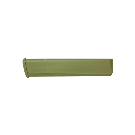 Shavette blade holder in green plastic for American razor blades