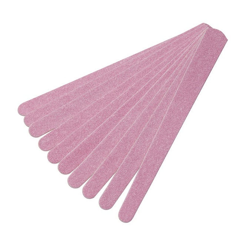 Lime in carta abrasiva, 10 pezzi, rosa/naturale, 12 cm