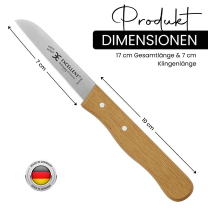 Cuchillo de cocina de Solingen - hoja recta – Longitud 7 cm