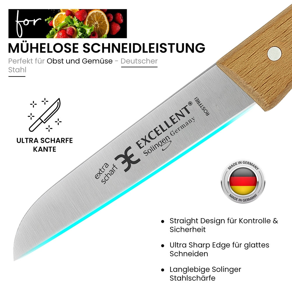 Cuchillo de cocina de Solingen - hoja recta – Hogar