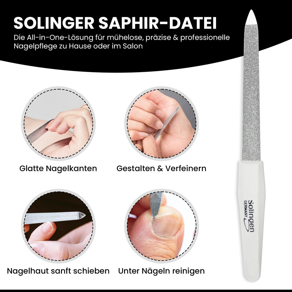 Solinger Saphirfeile mit gehärtetem Feilblatt für lange Nutzung – Ansicht 5