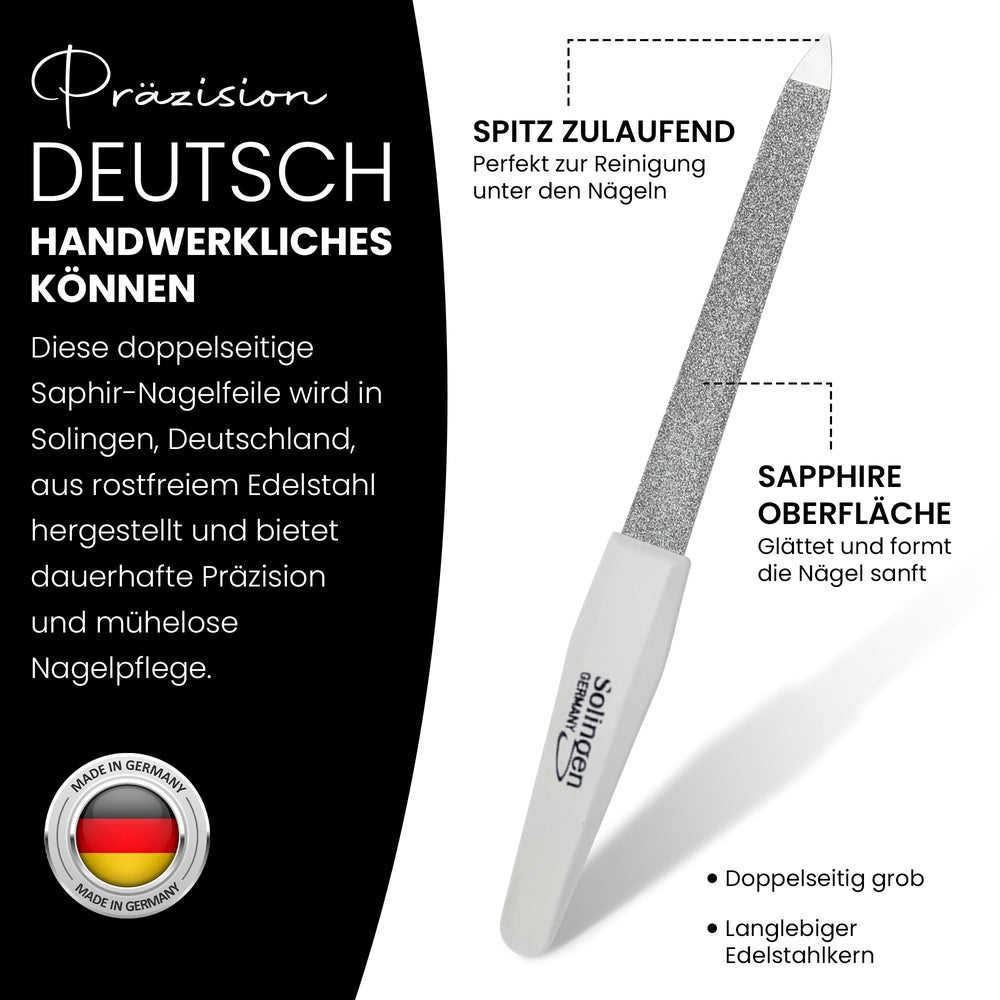 Solinger Saphirfeile von Excellent zum Glätten der Nagelkanten – Ansicht 7