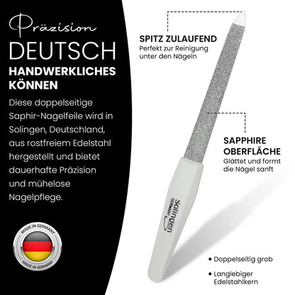 Solinger Saphirfeile von Excellent zum Glätten der Nagelkanten – Ansicht 7