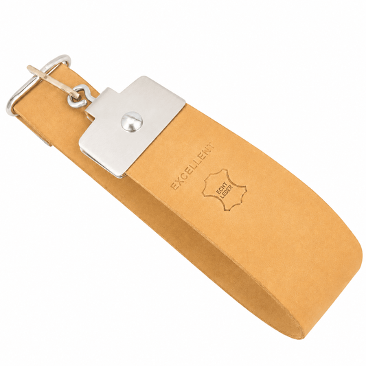 Strop for stropping – Leather, stainless steel