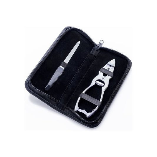 TIFALL double-lever nail nippers in a 3-piece SET – Stainless steel