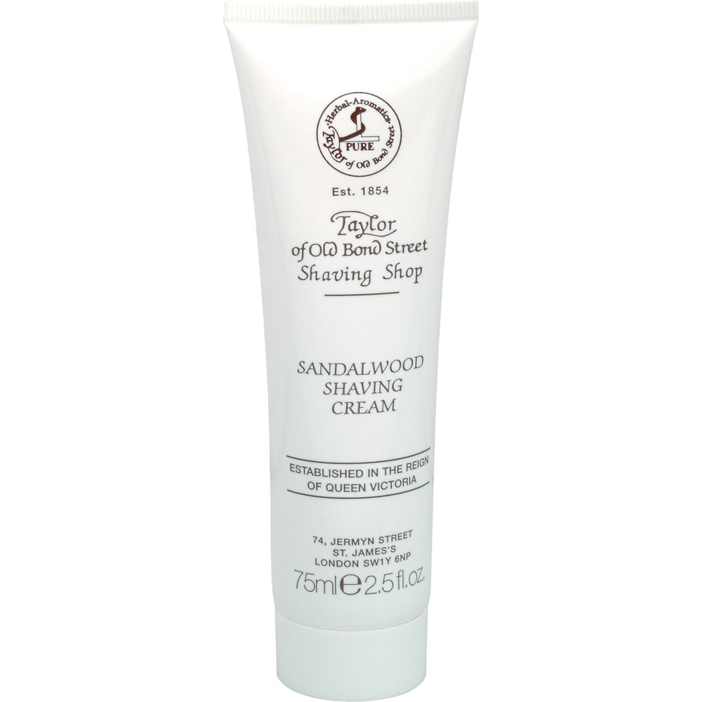 Taylor of Old Bond Street Sandelholz Rasiercreme Tube – Nassrasur