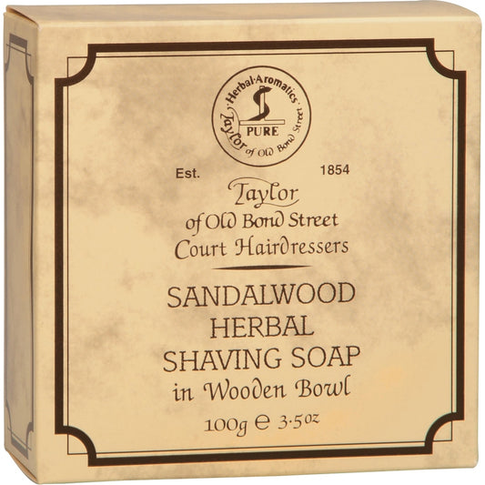 Savon à raser Taylor of Old Bond Street Bois de santal en bol en bois – Rasage traditionnel, vue 2