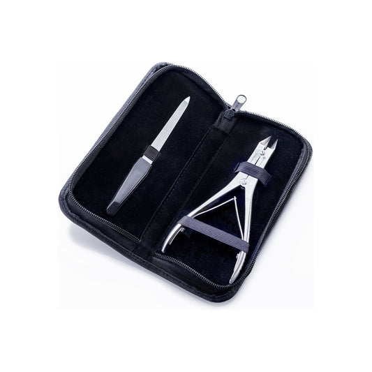 Tifall double-lever corner nippers in a 3-piece SET – Surgical steel, plastic