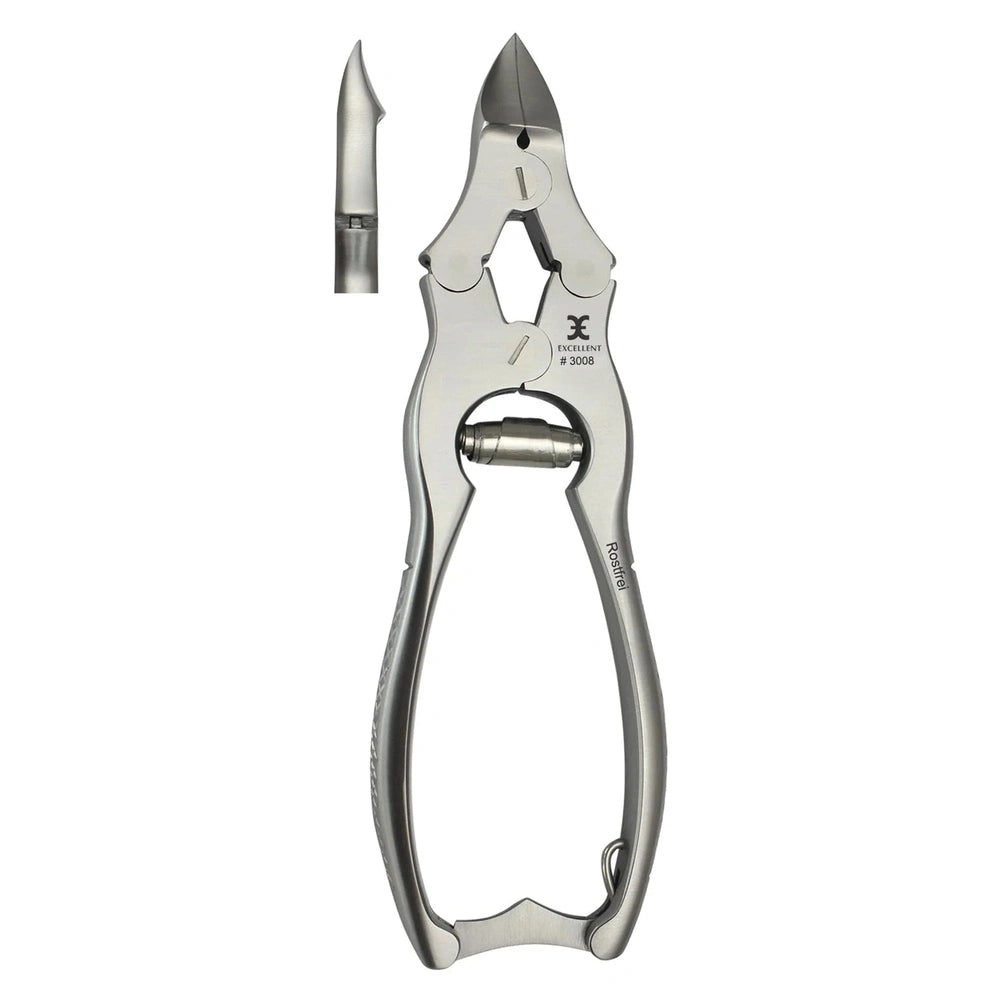 Tronchesino per unghie con leva, 16 cm, in acciaio inox con impugnatura ergonomica
