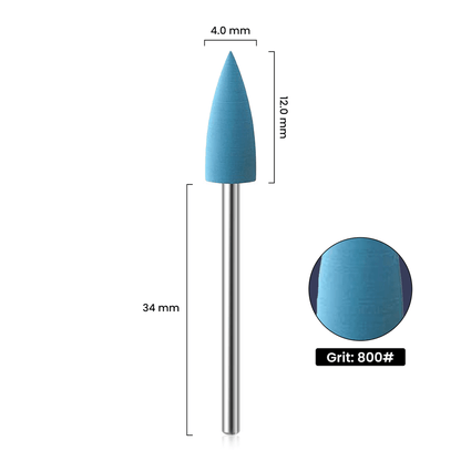 Ultrafine Silicone Nail Buffer blue – Nail care, view 2