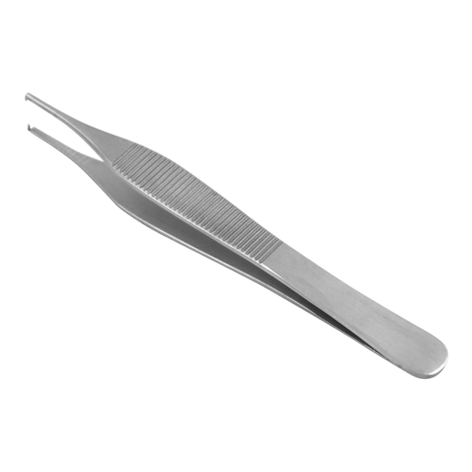 Universal precision tweezers – knurled & non-slip – Stainless steel