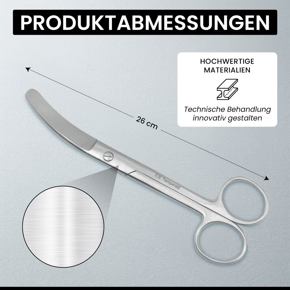 Verbandschaar gebogen snijblad – Geneeskunde, aanzicht 8