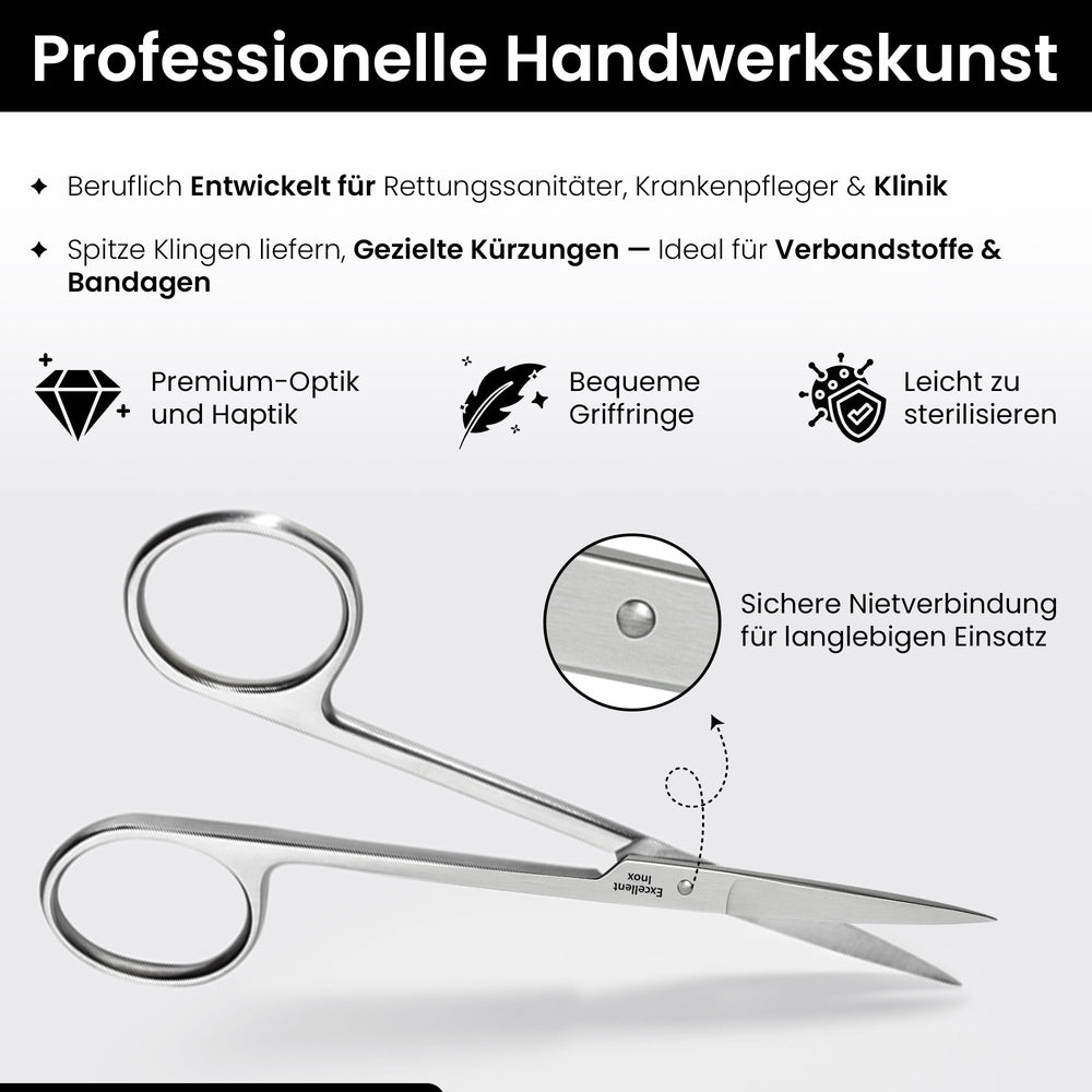 Verbandschaar met spitse snijkant – Geneeskunde