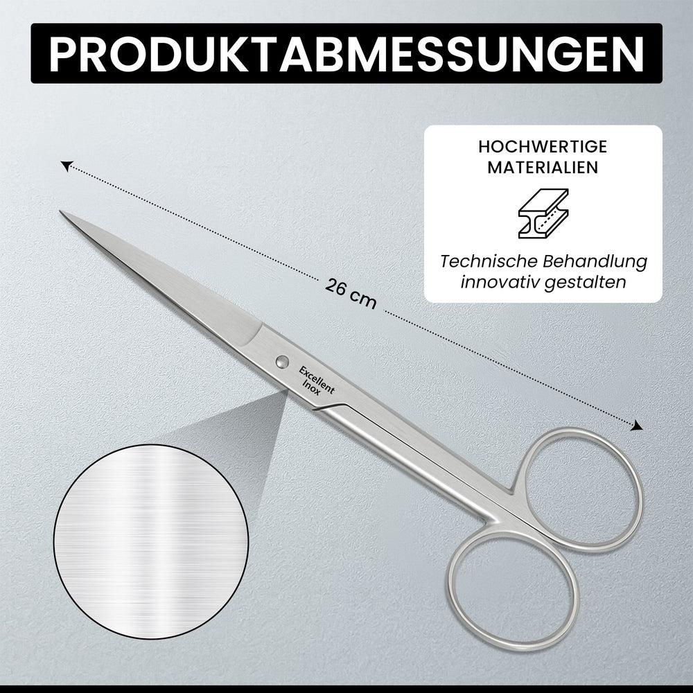 Verbandschaar met spitse snijkant – Lengte 14 cm, aanzicht 8