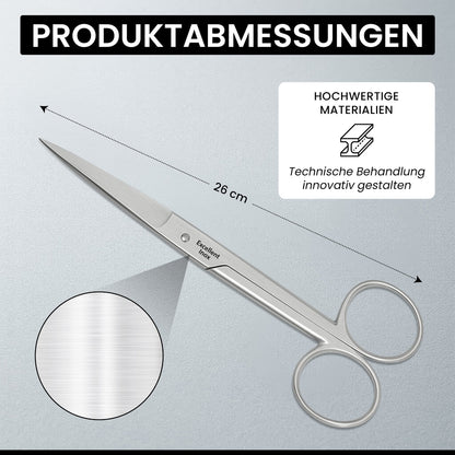 Verbandschaar met spitse snijkant – Lengte 14 cm, aanzicht 8