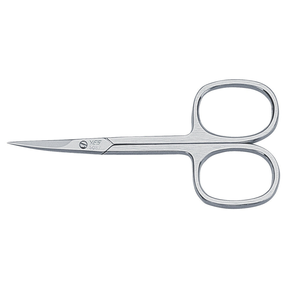 YES Solingen cuticle scissors Kullenblatt – Special steel, nickel-plated