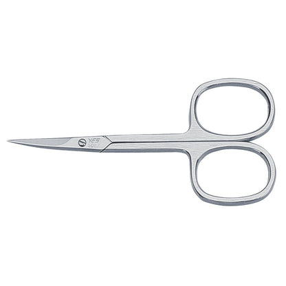 YES Solingen cuticle scissors Kullenblatt – Special steel, nickel-plated