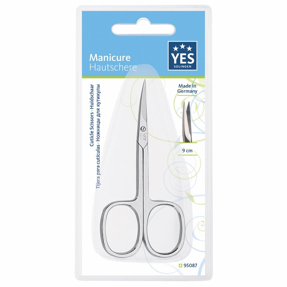 YES Solingen cuticle scissors Kullenblatt – Length 9 cm