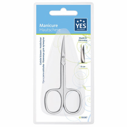 YES Solingen cuticle scissors Kullenblatt – Length 9 cm