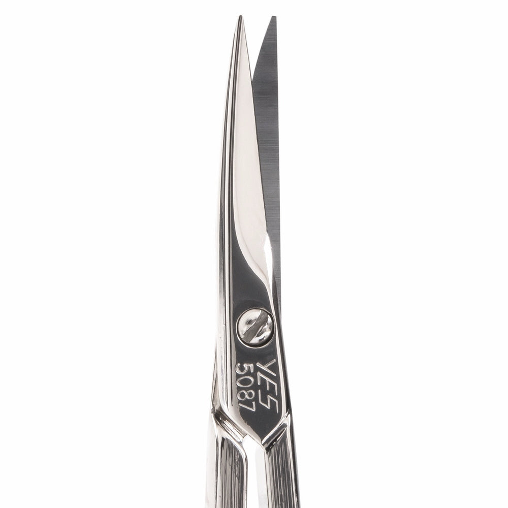 YES Solingen cuticle scissors Kullenblatt – curved blade